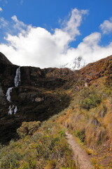 Fototapeta premium Laguna 69 in Huaraz, Peru