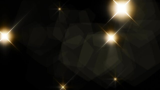 Camera Flashes looping continuously with flares. Simulation of Paparazzi real camera flashes. Warm Yellow Version. (More flashy colors in our portfolio collection)