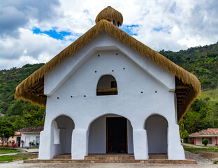 Colonial church in Colombian Cauca