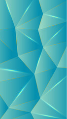 polygon, abstract baby blue, turquoise gradient wallpaper background vector illustration