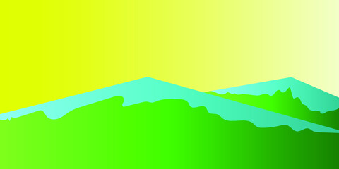green mountain landscape background