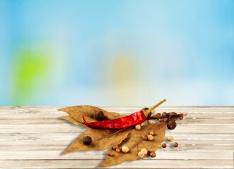 Red hot natural organic fresh chili pepper