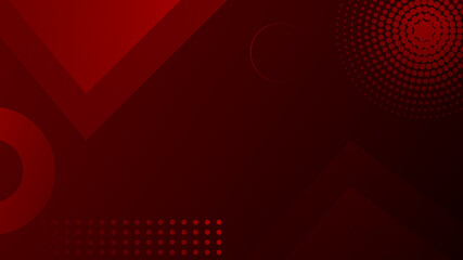 abstract, modern, triangle, circle, shapes, design, line, red, dark red gradient wallpaper background vector illustration