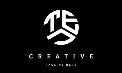 TEJ circle three letter logo