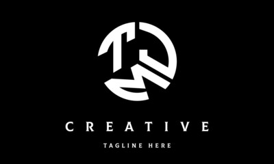 TJM circle three letter logo