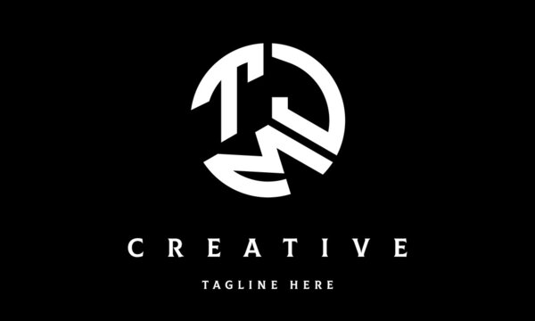 TJM circle three letter logo