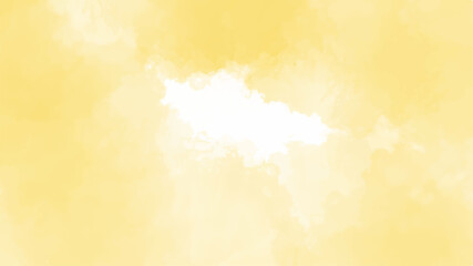 Yellow watercolor background for textures backgrounds and web banners design