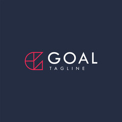 Goal. Logo template.