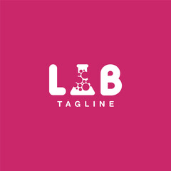 Lab. Logo template.