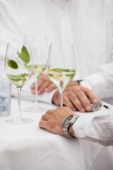 Sommerparty mit Mixgetränk