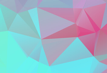 glow green geometric pattern triangles polygonal design for web and background, application