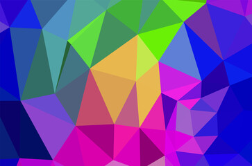 Colorful purple vivid polygonal triangular background pattern