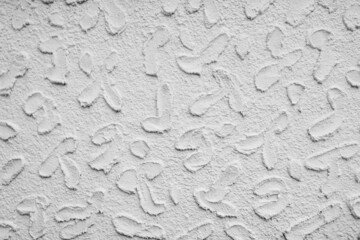 Uneven Pattern White Background Texture / 凸凹した模様の白背景テクスチャ