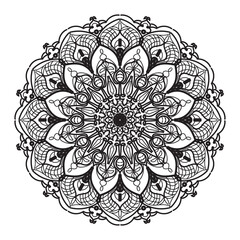 Mehndi  Indian Henna tattoo pattern or background