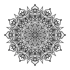 Mehndi  Indian Henna tattoo pattern or background