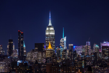 Fototapeta premium NYC Night landscape 
