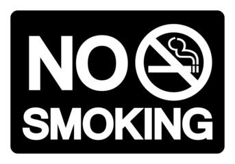 No Smoking Symbol Sign, Vector Illustration, Isolate On White Background Label .EPS10