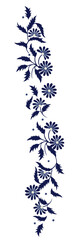 Daisy hobo floral vector illustration embroidery