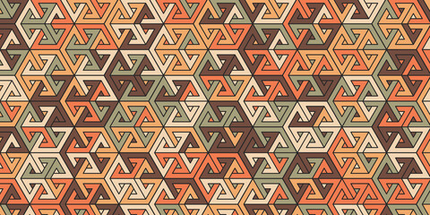  Abstract geometric pattern with polygonal shape. Colorful 3d background retro style