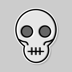 skull cartoon design