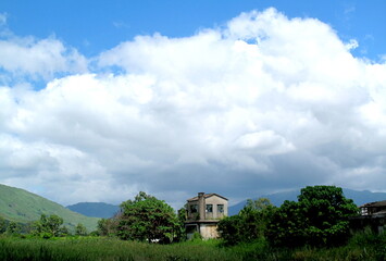 Obraz premium landscape with a house