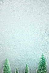 Blank snowy Christmas background illustration