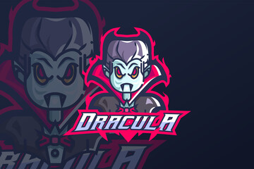 Dracula  - Esport Logo Template