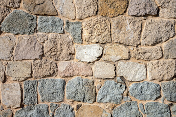 Background from a natural old stone wall