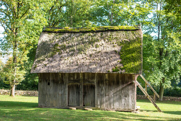 witch's house near Undeloh at the Lüneburg Heath (in german Lüneburger Heide) Lower Saxony (in...