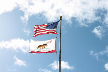 Fototapeta premium Californian flag