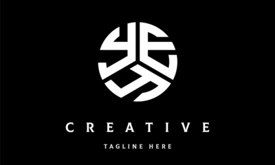 YEY circle three letter logo