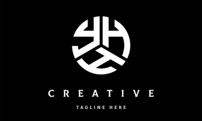 YHH circle three letter logo