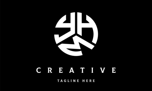 YHM circle three letter logo