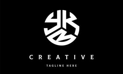 YKB circle three letter logo