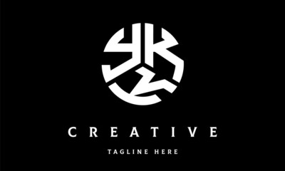 YKK circle three letter logo