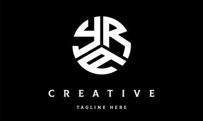 YRA circle three letter logo