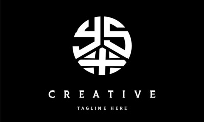 YSX circle three letter logo