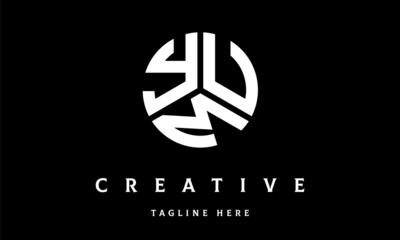 YUM circle three letter logo