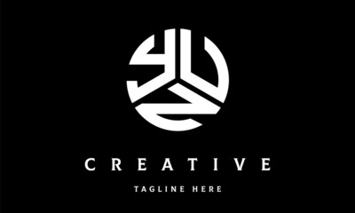 YUN circle three letter logo