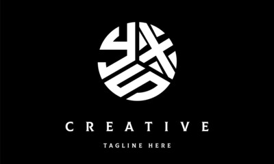 YXS circle three letter logo