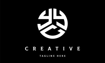 YYC circle three letter logo