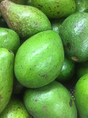 Close up of fresh ripe avocado.
