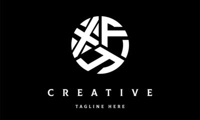 XFY circle three letter logo