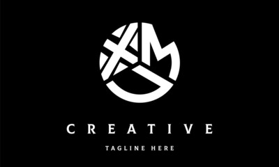 XMU circle three letter logo