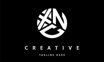 XNC circle three letter logo