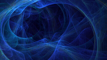 3D rendering abstract technology fractal background