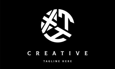 XTH circle three letter logo