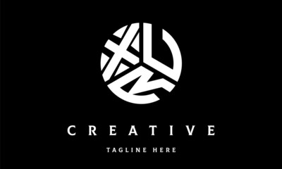 XUR circle three letter logo