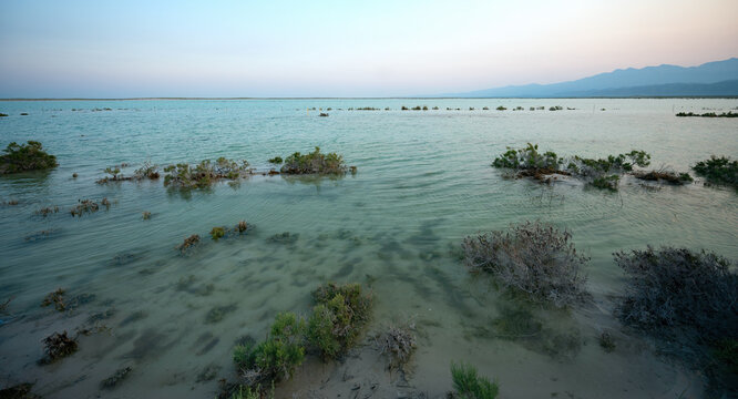 El Paso Salt Flats during the monsoon season..