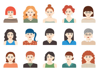 Set of various people, vector illustration